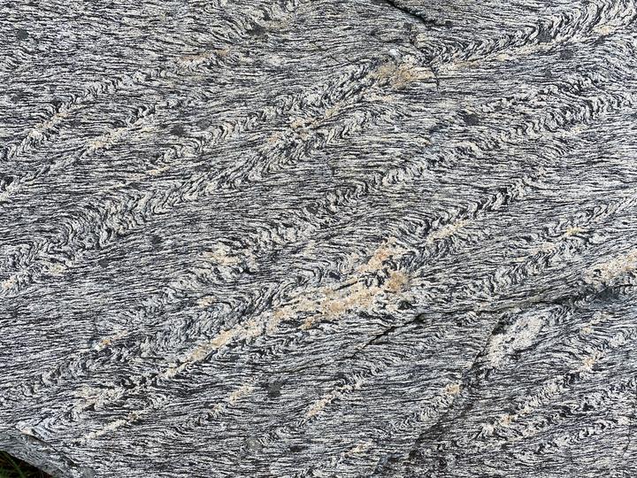outcrop of gneiss from Roan, Norway